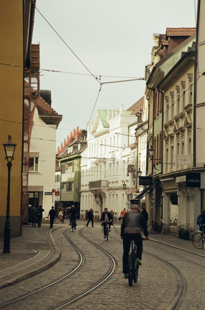 Ich liebe es mit dem Fahrrad zur Praxis zu fahren